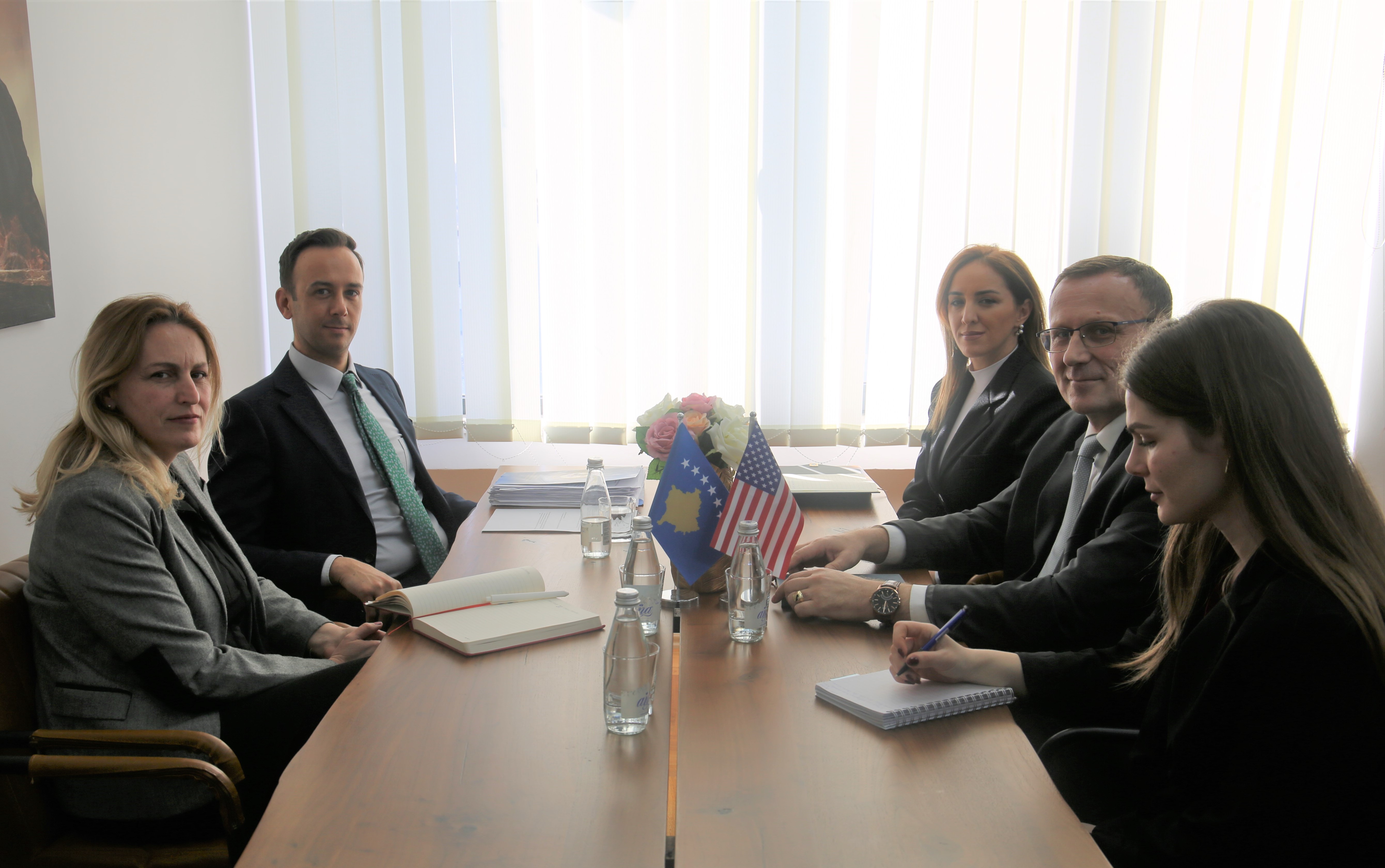 Chairman Hajdaraj hosted the representatives of the American Embassy in an introductory meeting