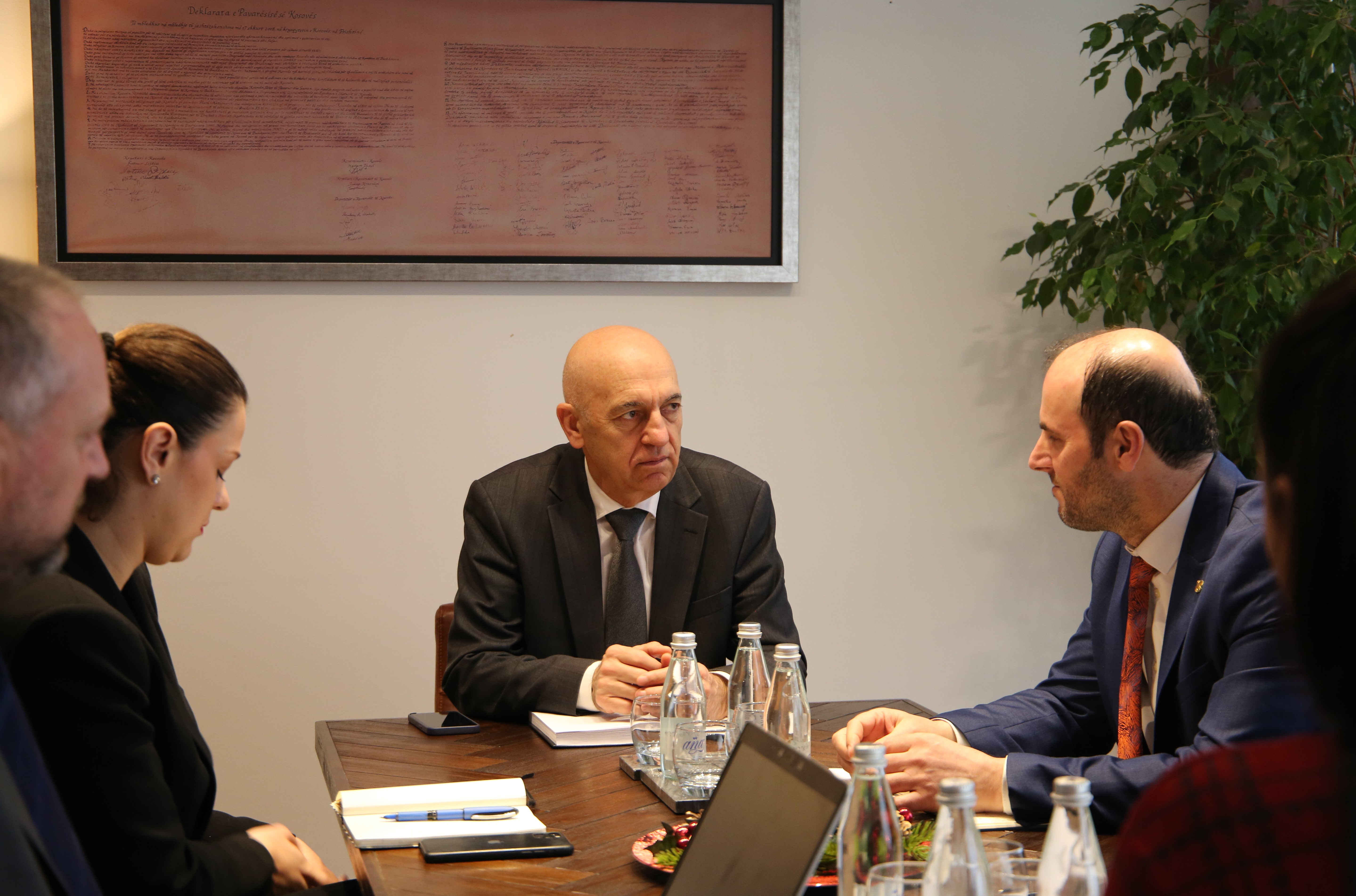 The Acting Chief State Prosecutor hosted the Director of the Tax Administration of Kosovo in a meeting