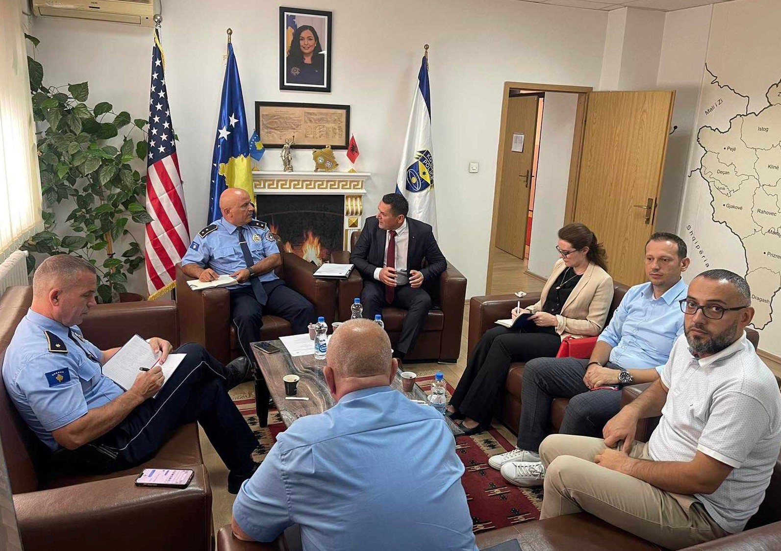 The Deputy Chairman of the Prosecutorial Council visits the Regional Police Directorate in Pristina