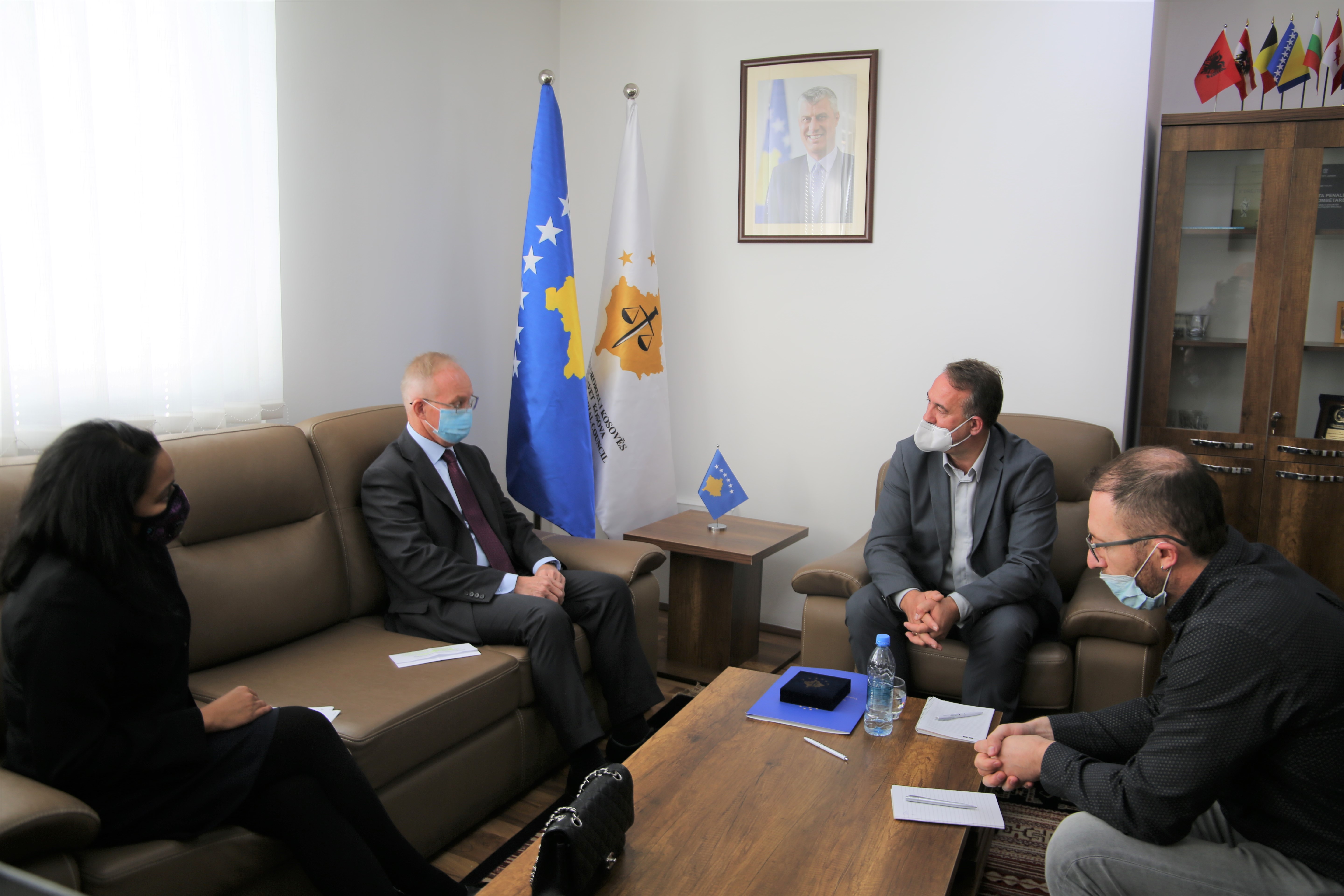 Chairman Hyseni received in the meeting the Ambassador of the OSCE Mission, Braathu