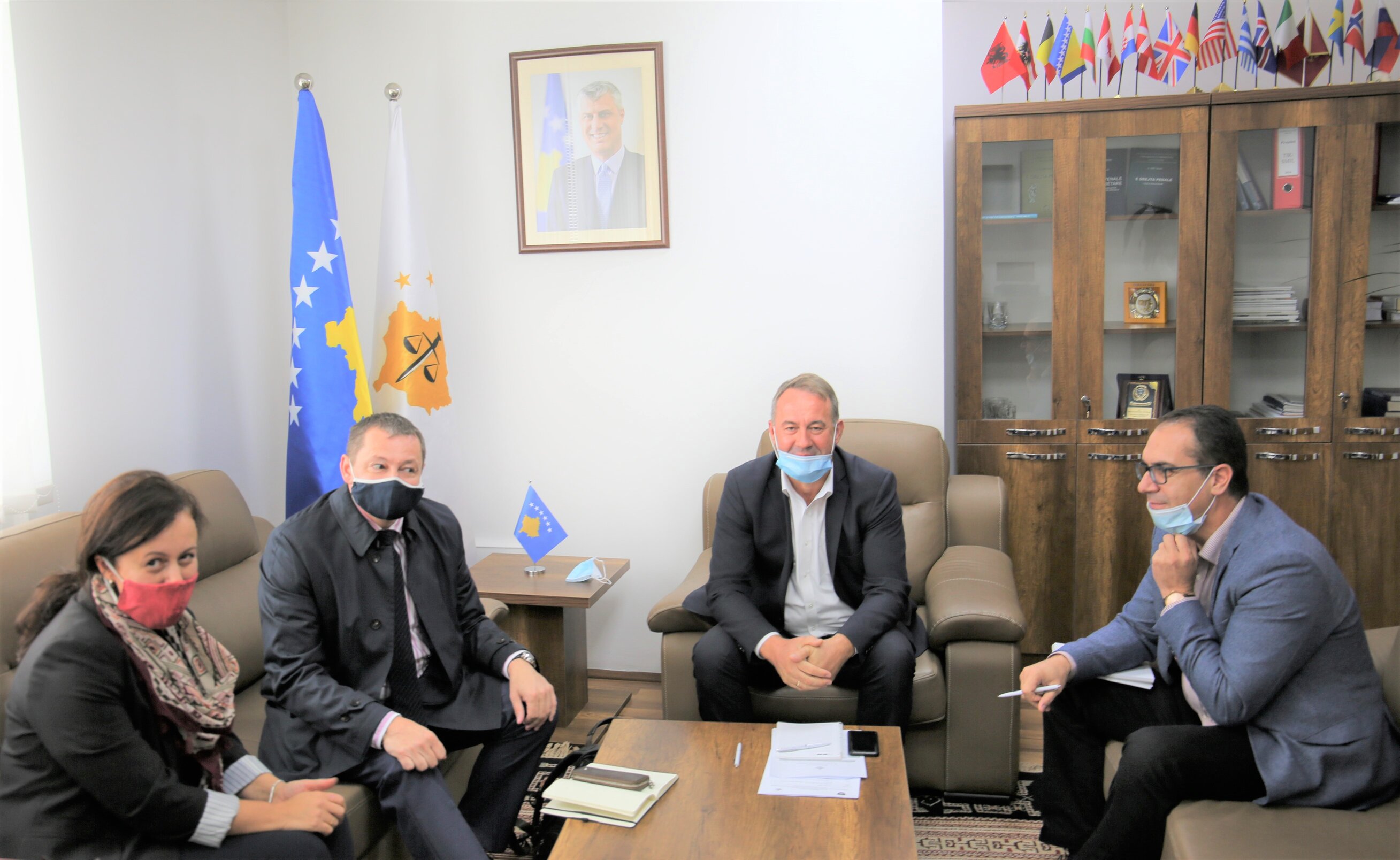 The Chairman of the KPC received in a meeting the representative of the project “Strengthening the judicial system in Kosovo”