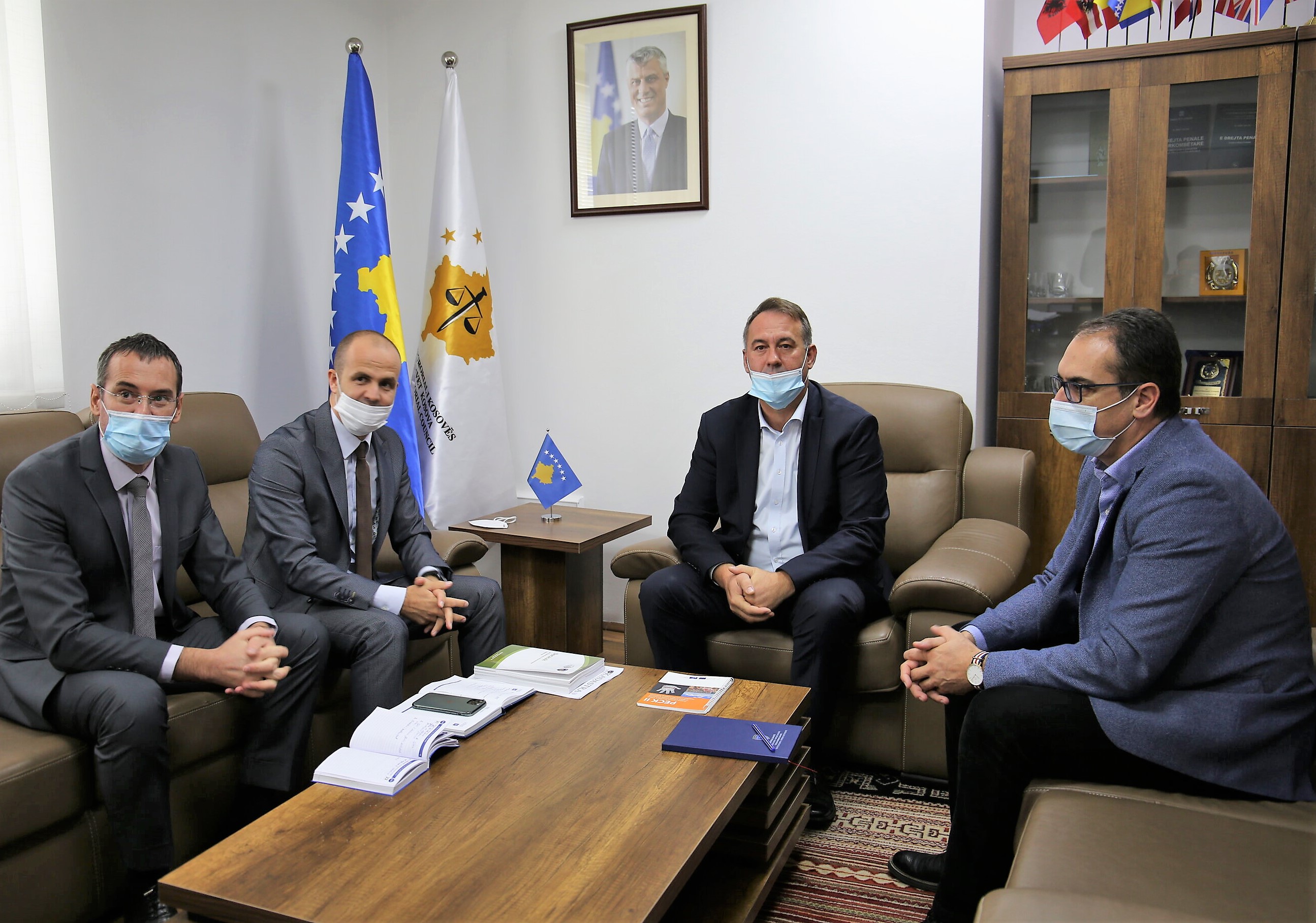 Chairman Hyseni received in a meeting the Chief Executive Officer of KCA, Mr. Ahmeti