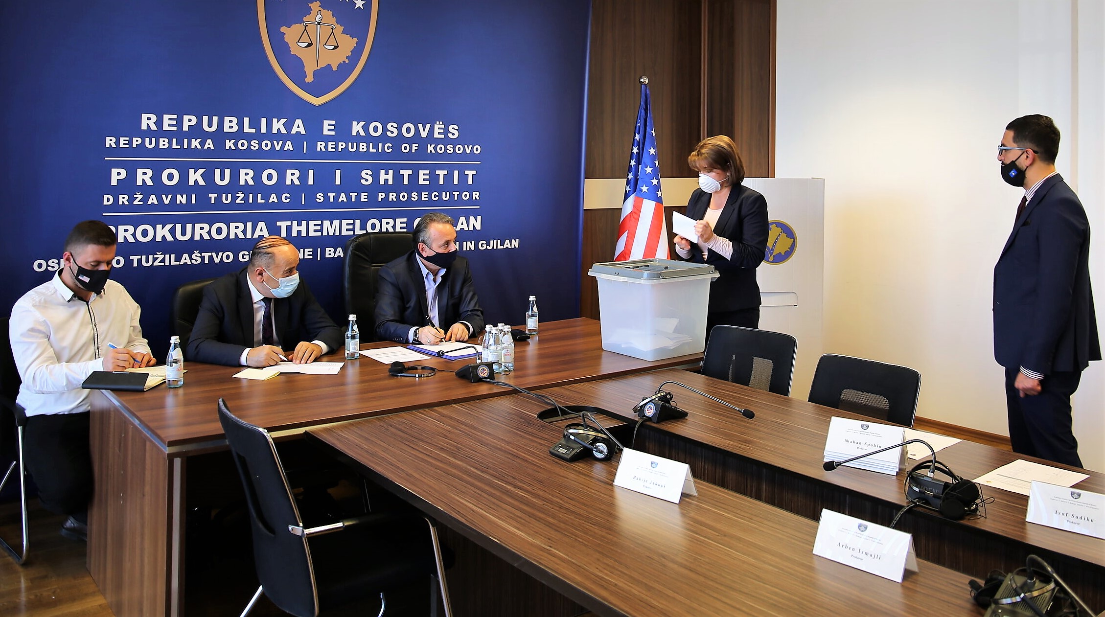 Voting process for the election of KPC members from the ranks of the Basic Prosecution of Prishtina, Ferizaj and Gjilan takes place