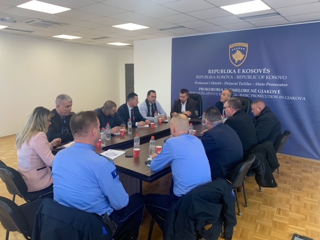 Kryeprokurori Buzhala priti në takim Udhëheqësit e Policisë së Kosovës  Regjioni i Gjakovës