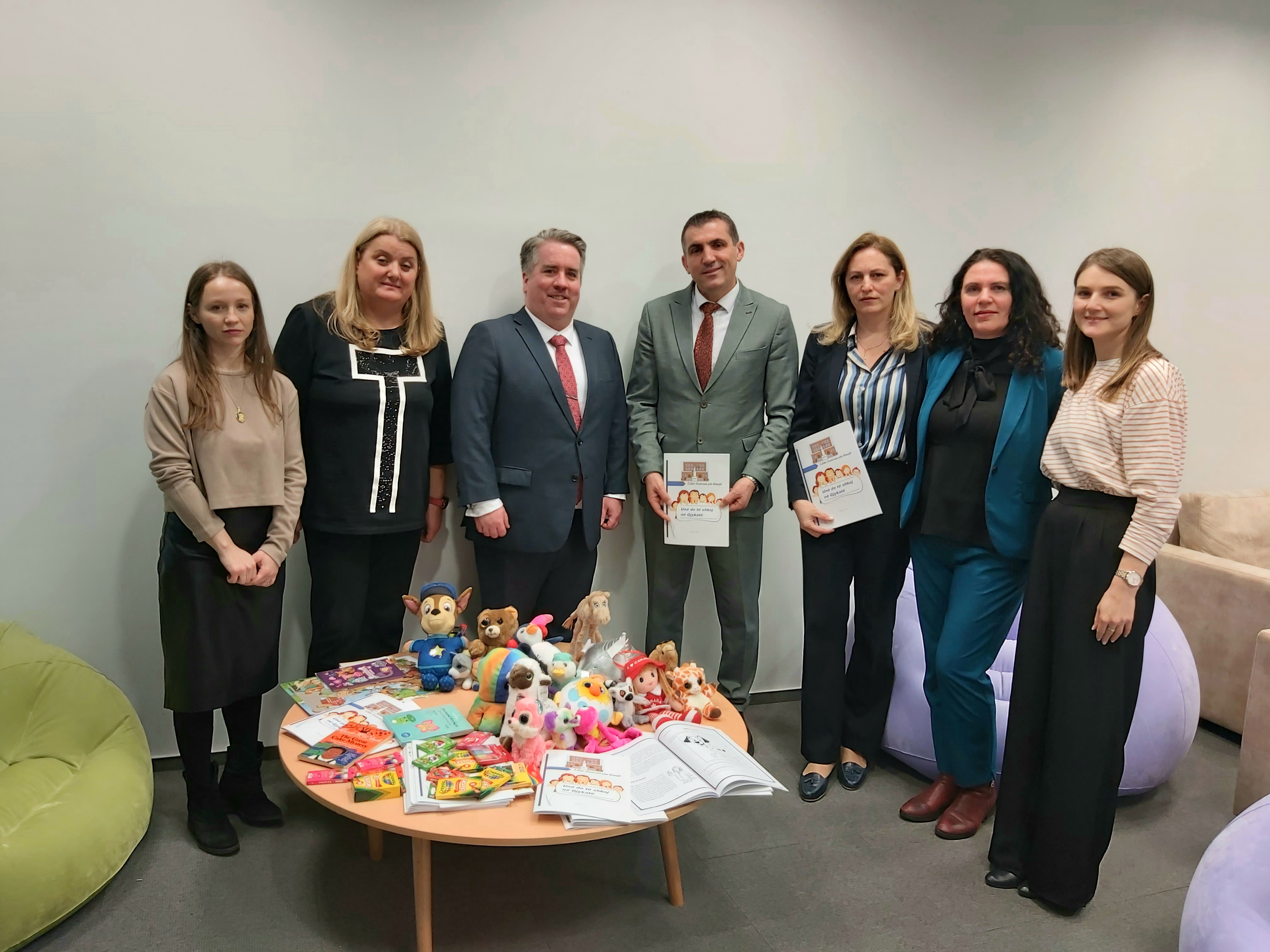 Enhancing the Environment for Minors: US Embassy Donates Toys and Educational Materials to the Interview Chamber of the Basic Prosecution Office in Prishtina