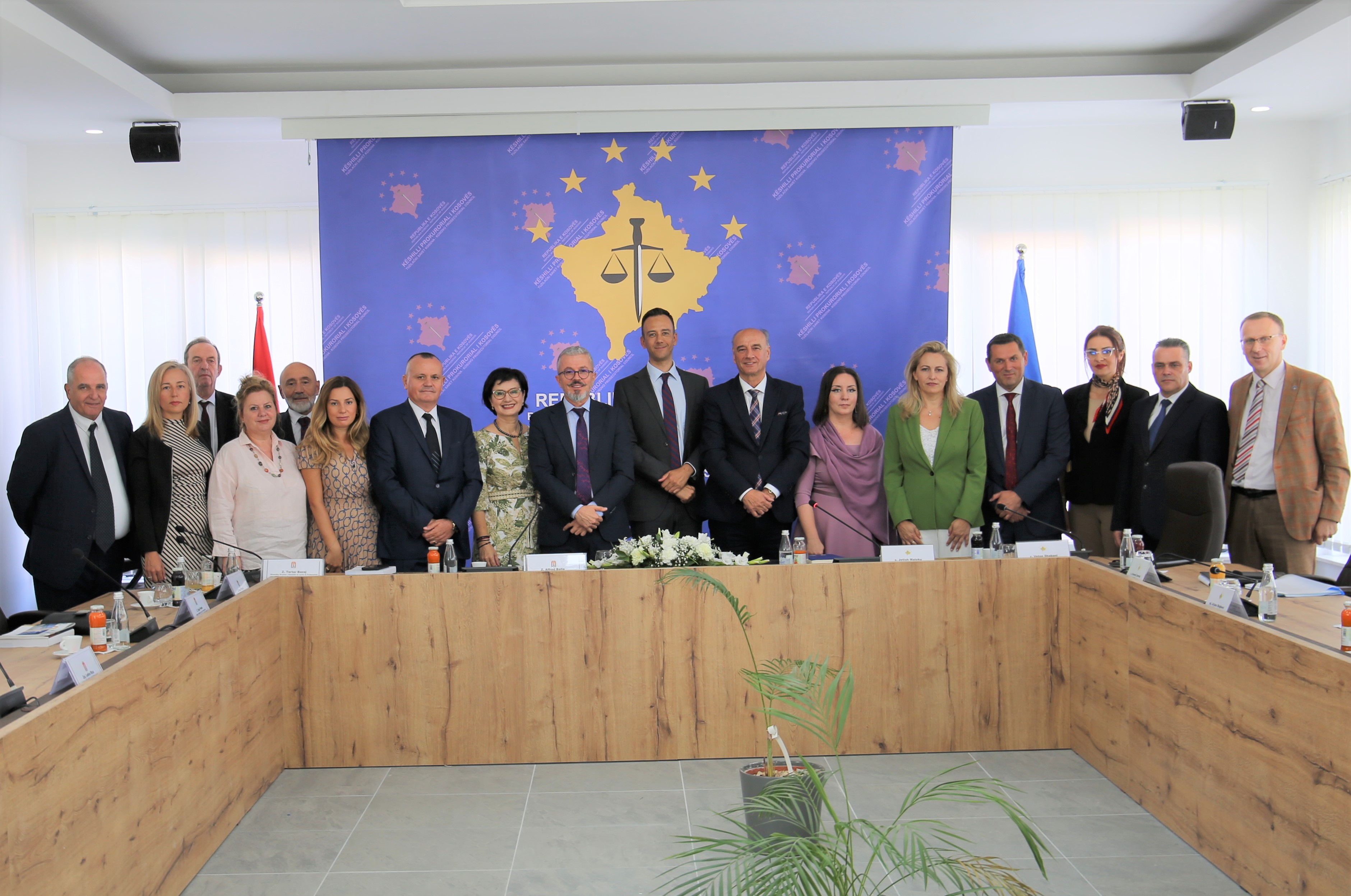 Chairman Maloku hosted the representatives of the High Council of the Prosecution of Albania in a meeting