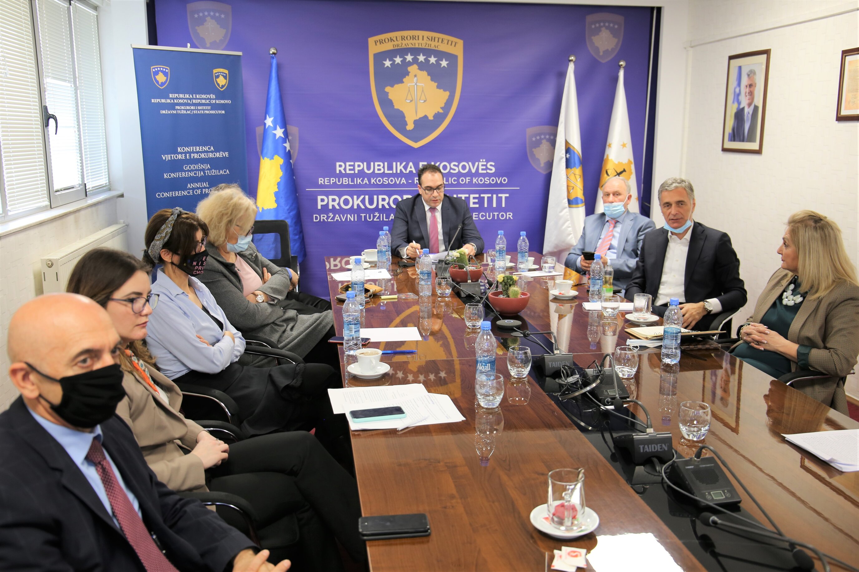 Prezantimi i Drejtorit të Përgjithshëm të Këshillit Prokurorial të Kosovës, Lavdim Krasniqi, me rastin e mbajtjes së Konferencës Vjetore të Prokurorëve